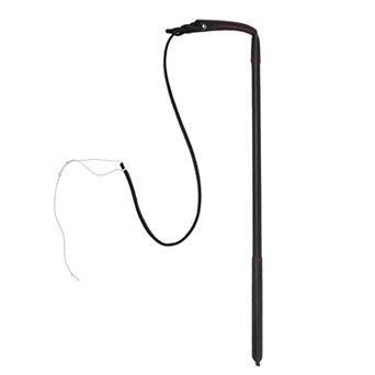 Dog Training Whip, Dog Agitation Stick Flog Teaser Wand, Dog Target Stick Outdoor Playing Black