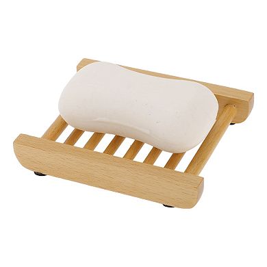 Portable Square Soap Dish for Bathroom for Kitchen 4.61"x3.62"x0.83" 1 Pc