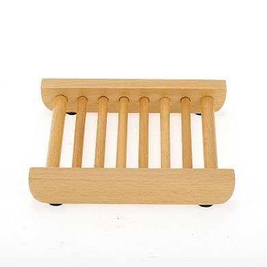 Portable Square Soap Dish for Bathroom for Kitchen 4.61"x3.62"x0.83" 1 Pc