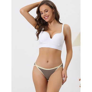 8 Packs Women's Underwear Low Waist Breathable Stretch Hipster Briefs