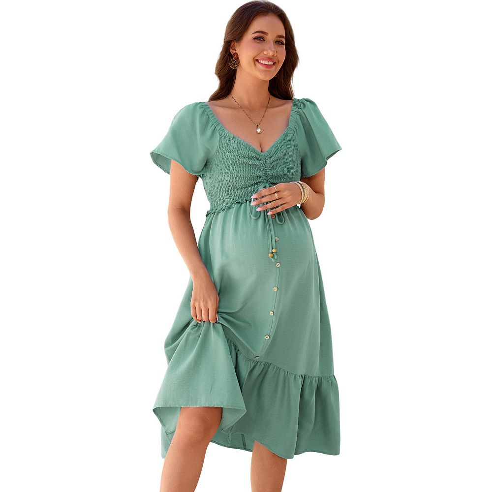 tiffany wrap midi dress Tiffany Blue Tiffany Wrap Midi Dress Maternity Day Tiffany Bridal Dresses  Couture Club 9G99 Tiffany