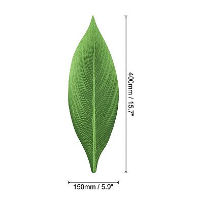 Palm Leaves, 24 Pack Artificial Palm Leaves Faux Palm Fronds Fake Palm Leaf Simulation Tree Leaves