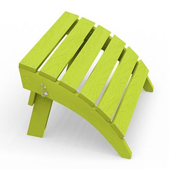 HDPE Foldable Assembled Patio Ottoman for Adirondack chair