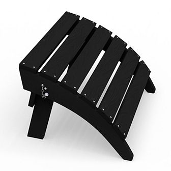 HDPE Foldable Assembled Patio Ottoman for Adirondack chair