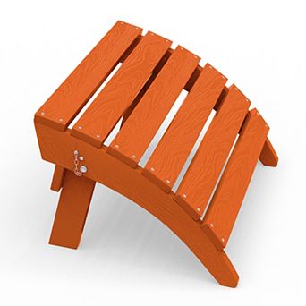 HDPE Foldable Assembled Patio Ottoman for Adirondack chair