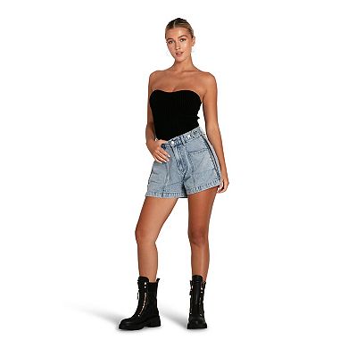 Bring The Heat Denim Shorts