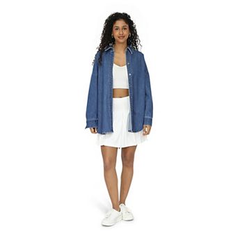 Into Him Oversized Denim Shirt