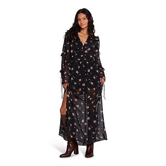Come As You Are Floral Maxi Dress
