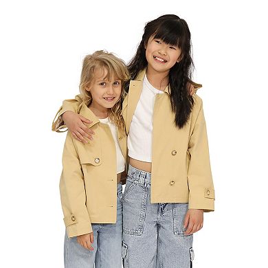 Matilda Cropped Trench Coat