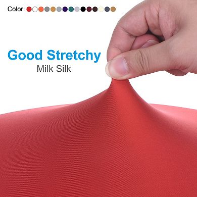 9.5" Round Bar Stool Cover, 4 Pack Washable Elastic Stool Cushion Cover for Diameter 11"-16" Chair