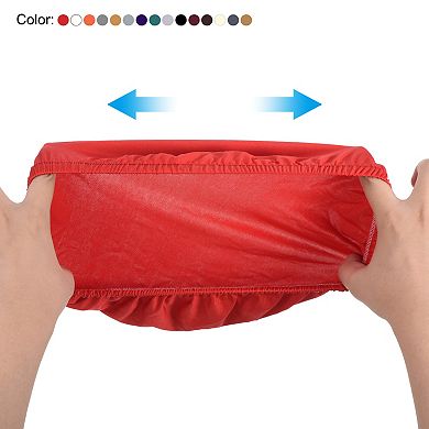 9.5" Round Bar Stool Cover, 2 Pack Washable Elastic Stool Cushion Cover for Diameter 11"-16" Chair