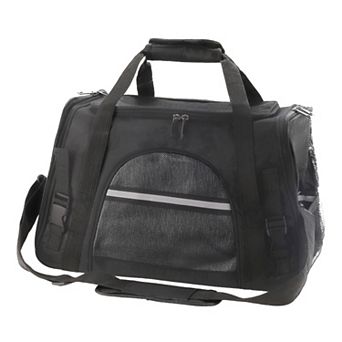 Dog Carrier Cat Carrier, Puppy Carrier for Small Cats Dogs Puppies up to 13 Lbs, Black