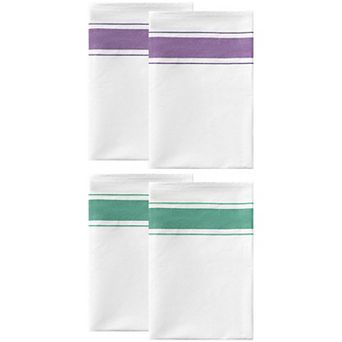 Dish Towel, Absorbent Linen Kitchen Towels, for Home, Tea Towels Set 20"x 28" - 4 Pack