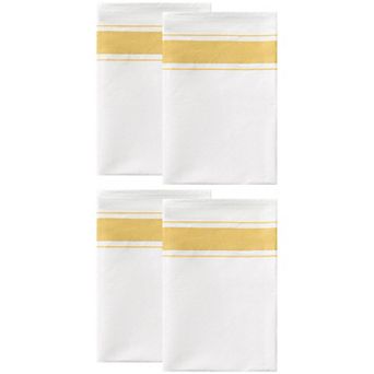 Dish Towel, Absorbent Linen Kitchen Towels, for Home, Tea Towels Set 20"x 28" - 4 Pack