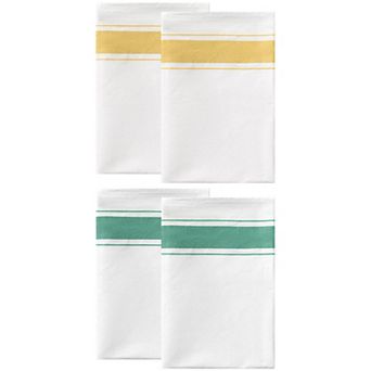 Dish Towel, Absorbent Linen Kitchen Towels, for Home, Tea Towels Set 20"x 28" - 4 Pack