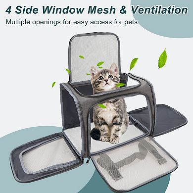 Dog Carrier, Pet Carrier for Cat, Puppy Carrier for Medium Small Cats Dogs Puppies up to 13 Lbs