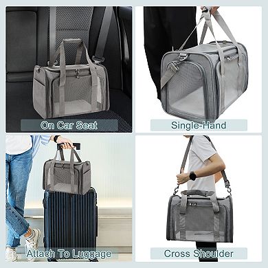 Dog Carrier, Pet Carrier for Cat, Puppy Carrier for Medium Small Cats Dogs Puppies up to 13 Lbs