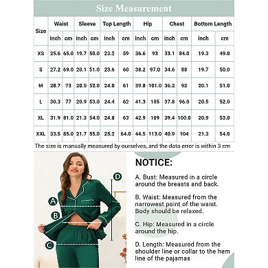 Women's Waffle Knit Pajamas Matching Outfits Long Sleeve Top and Shorts 2 Piece Lounge Sets