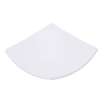 Waterproof Curved Soap Holder for Bath 3.74"x3.74"x0.71" 1 pc