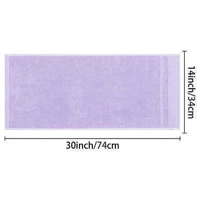 4 Pack Striped Pattern Hand Towels Set, Quick Drying Towel for Bathroom 14" x 30"