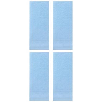 4 Pack Striped Pattern Hand Towels Set, Quick Drying Towel for Bathroom 14" x 30"