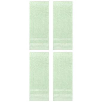 4 Pack Striped Pattern Hand Towels Set, Quick Drying Towel for Bathroom 14" x 30"