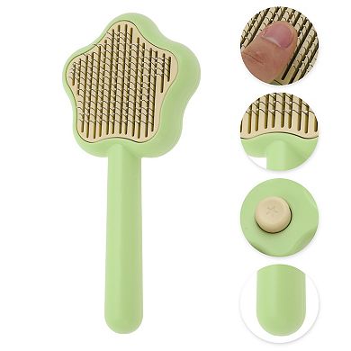Durable Pet Grooming Brush for Dog for Cat 7.87"x3.74"x1.81" 1 Pc