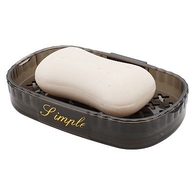 Portable Wall Mounted Soap Holder for Bathroom 5.71"x3.74"x1.1" 1 Pc