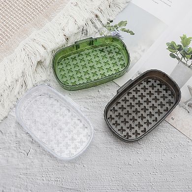 Portable Wall Mounted Soap Holder for Bathroom 5.71"x3.74"x1.1" 1 Pc