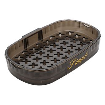 Portable Wall Mounted Soap Holder for Bathroom 5.71"x3.74"x1.1" 1 pc