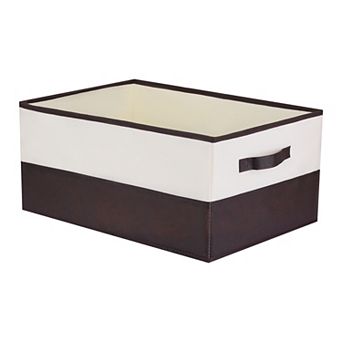 Fabric Storage Cube with Handles, 1 Pack Collapsible Storage Bin Basket