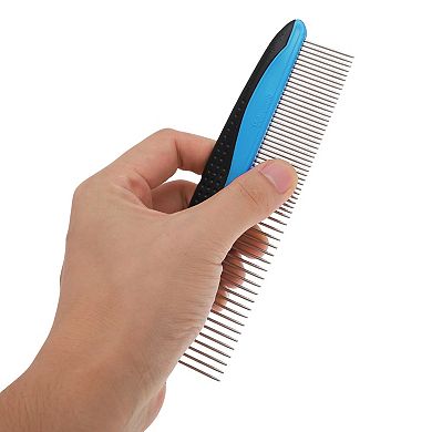 Durable Straight Row Pet Grooming Brush for Pet 7.2"x1.85"