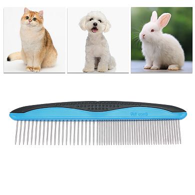 Durable Straight Row Pet Grooming Brush for Pet 7.2"x1.85"