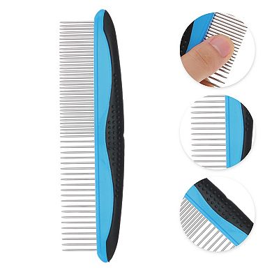 Durable Straight Row Pet Grooming Brush for Pet 7.2"x1.85"