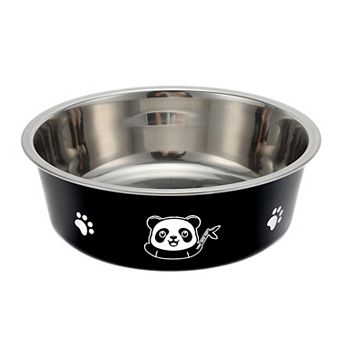 Non-Skid Large Dog Bowl Panda Pattern for Indoor and Outdoor 1 pc