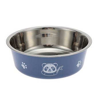 Non-Skid Large Dog Bowl Panda Pattern for Indoor and Outdoor 1 pc