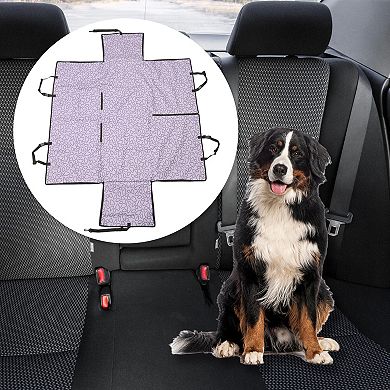 Durable Car Seat Cover for Pet Cloud Pattern 1 Pc