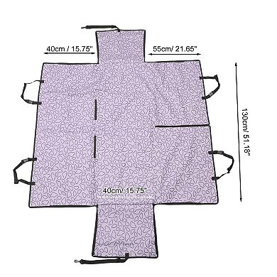 Durable Car Seat Cover for Pet Cloud Pattern 1 Pc