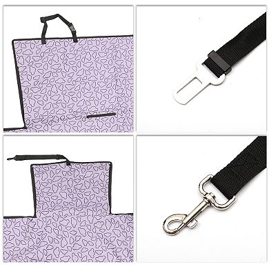 Durable Car Seat Cover for Pet Cloud Pattern 1 Pc