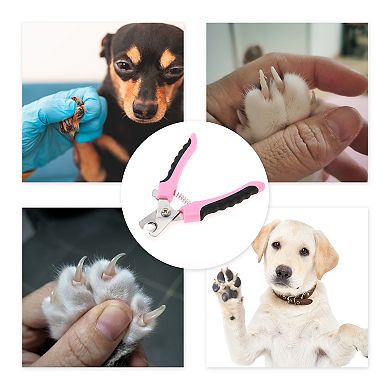 Durable Long Handle Pet Nail Clippers for Cat for Dog 6.1"x4.53" 1 Pc