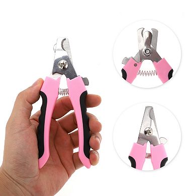 Durable Long Handle Pet Nail Clippers for Cat for Dog 6.1"x4.53" 1 Pc