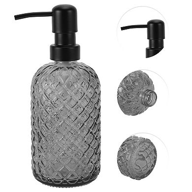 Simple Cylindrical Soap Pump Dispenser for Bathroom 400ml 1 Pc