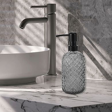 Simple Cylindrical Soap Pump Dispenser for Bathroom 400ml 1 Pc