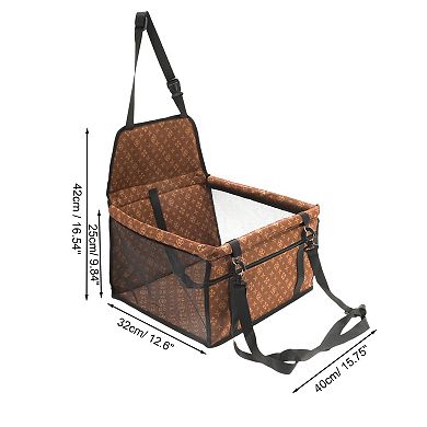 Foldable Car Seat Cover for Pet 15.75"x12.6"x9.84" 1 Pc