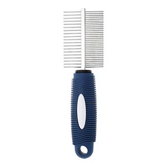 Durable Pet Grooming Brush for Pet 7.48"x2.05" Blue