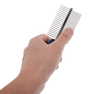 Durable Pet Grooming Brush for Pet 7.48"x2.05" Blue