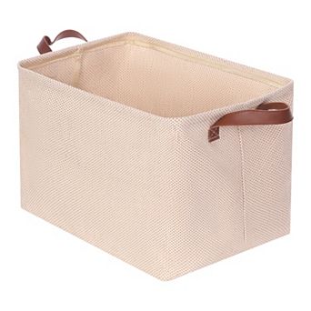 Fabric Storage Cube with Handles, Storage Bin for Shelves Closet, Storage Basket