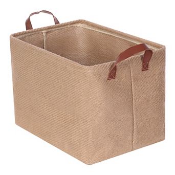 Fabric Storage Cube with Handles, Storage Bin for Shelves Closet, Storage Basket