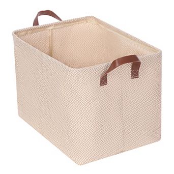 Fabric Storage Cube with Handles, Storage Bin for Shelves Closet, Storage Basket
