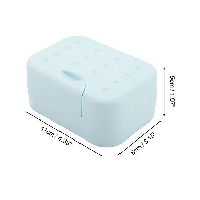 Portable Soap Holder for Bathroom 4.33"x3.15"x1.97" 1 Pc